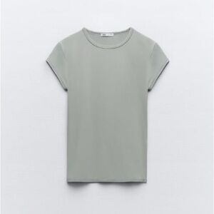 Zara Polyamide T—Shirt